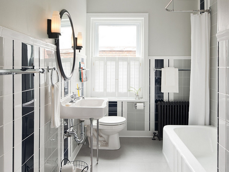 Black And Silver Bathroom Decor
 Black And White Bathrooms Design Ideas Decor And Accessories