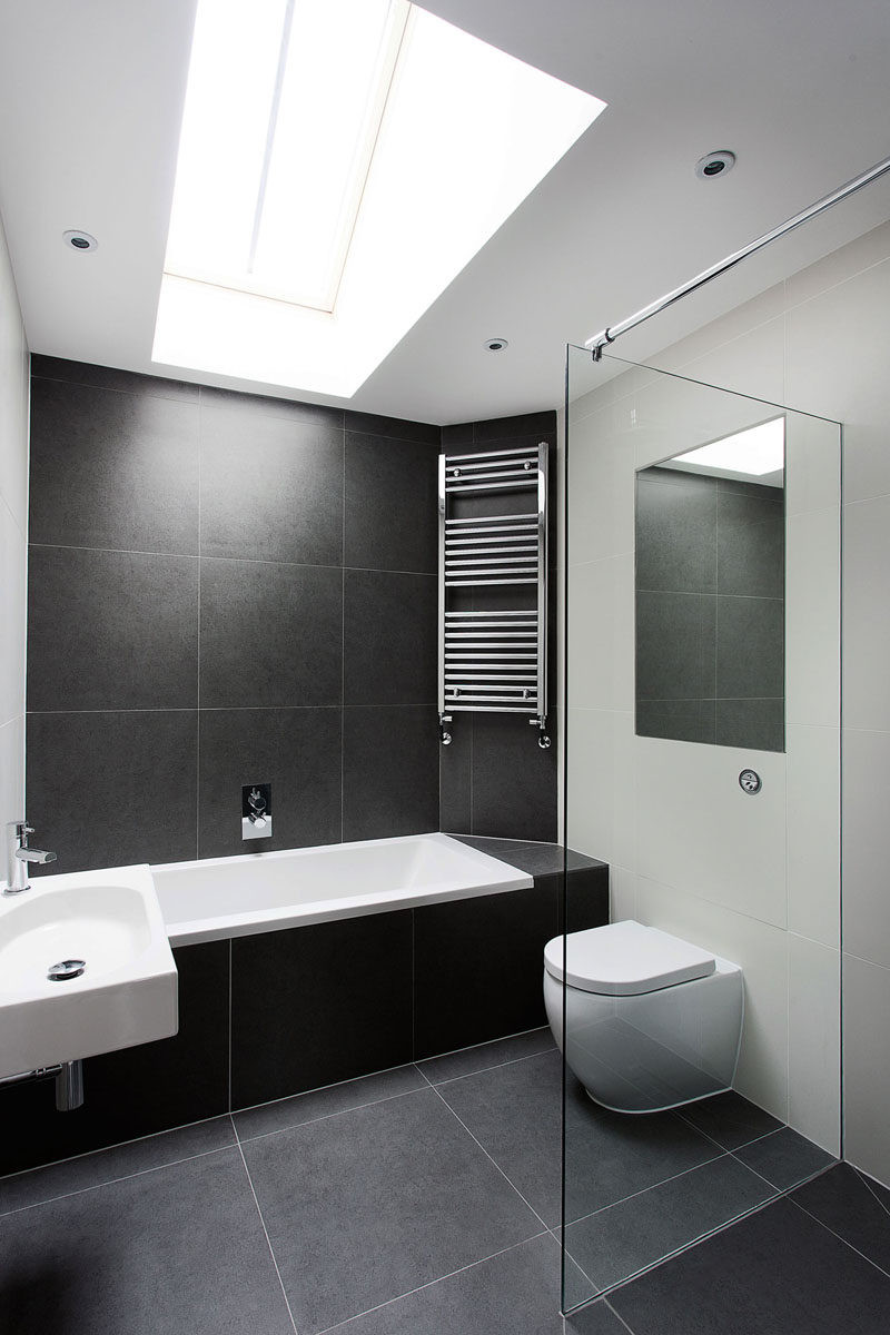 Black Bathroom Tile
 Bathroom Tile Idea Use Tiles The Floor And