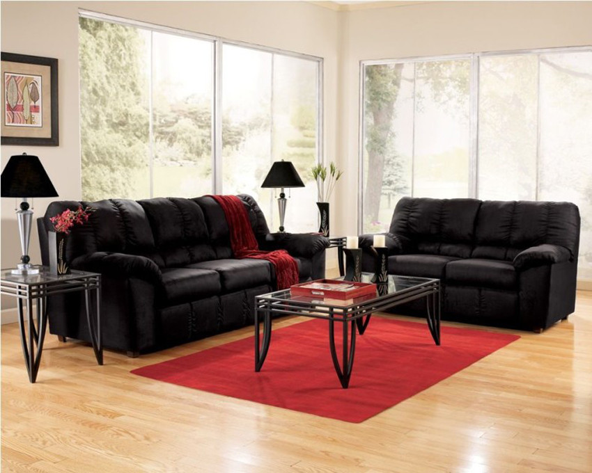 Black Furniture Living Room Ideas
 Black Sofa Couch Designs Interior Design Design Ideas