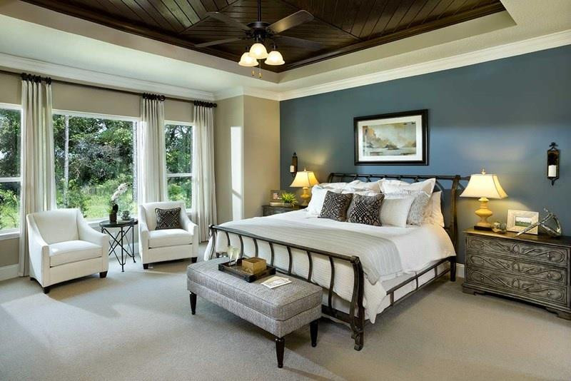 Blue Accent Wall Bedroom
 25 Beautiful Bedrooms with Accent Walls