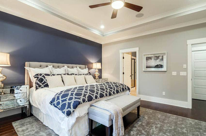 Blue Accent Wall Bedroom
 Accent Wall Colors Design Guide Designing Idea