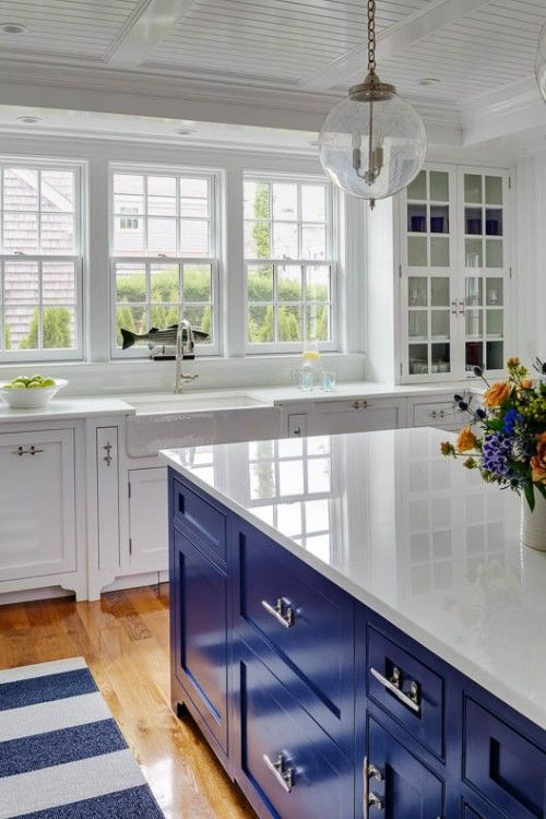 Blue And White Kitchen Ideas
 30 Gorgeous Blue Kitchen Decor Ideas DigsDigs