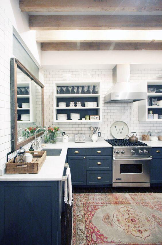 Blue And White Kitchen Ideas
 50 Blue Kitchen Design Ideas Decoholic