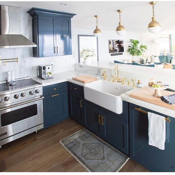 Blue And White Kitchen Ideas
 50 Blue Kitchen Design Ideas – Awesome Home Design Ideas
