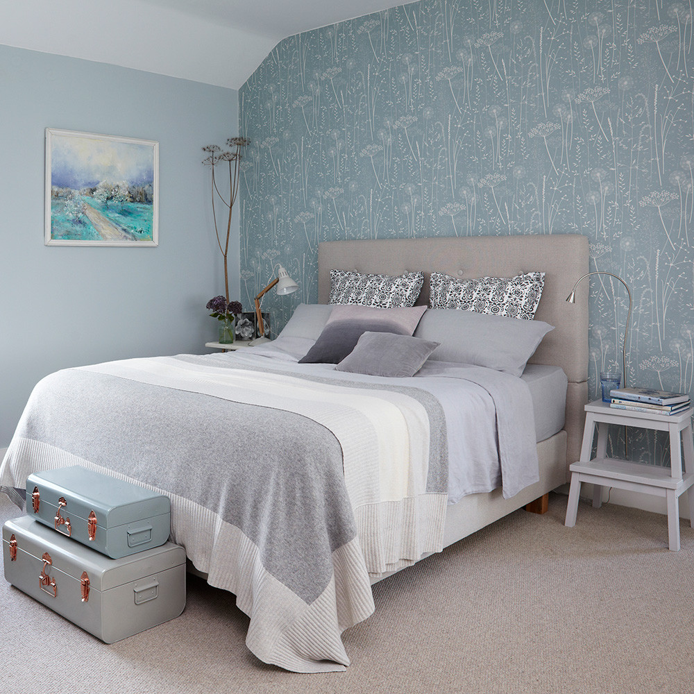Blue Bedroom Walls
 Blue bedroom ideas – see how shades from teal to navy can