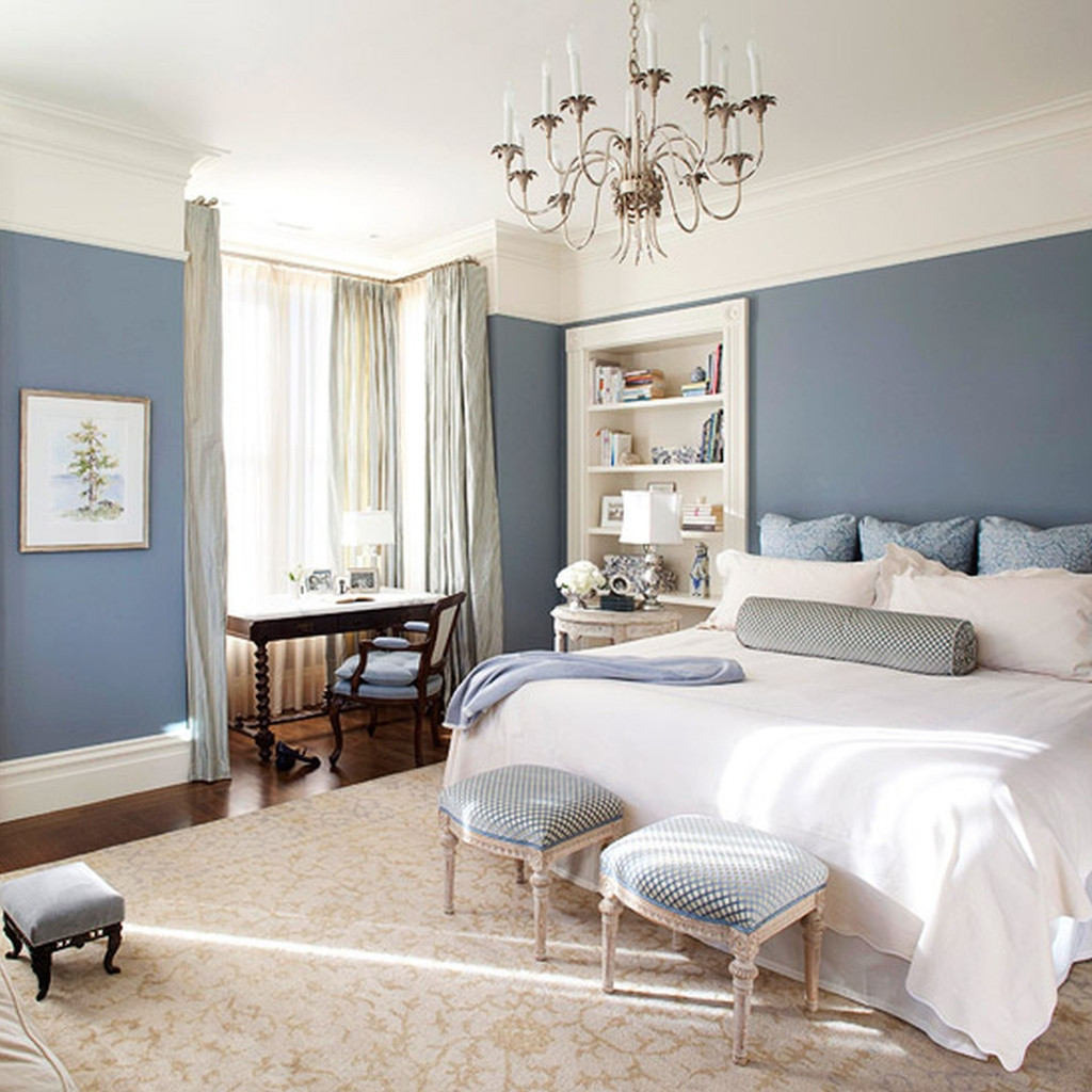 Blue Bedroom Walls
 How to Apply the Best Bedroom Wall Colors to Bring Happy