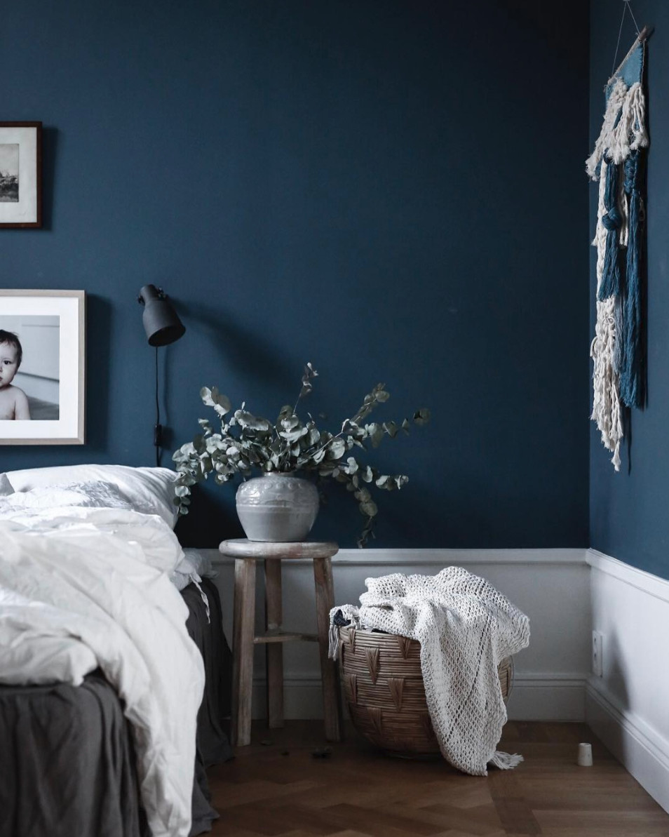 Blue Bedroom Walls
 Perfectly Dreamy Moody Blue Bedrooms Idle Hands Awake