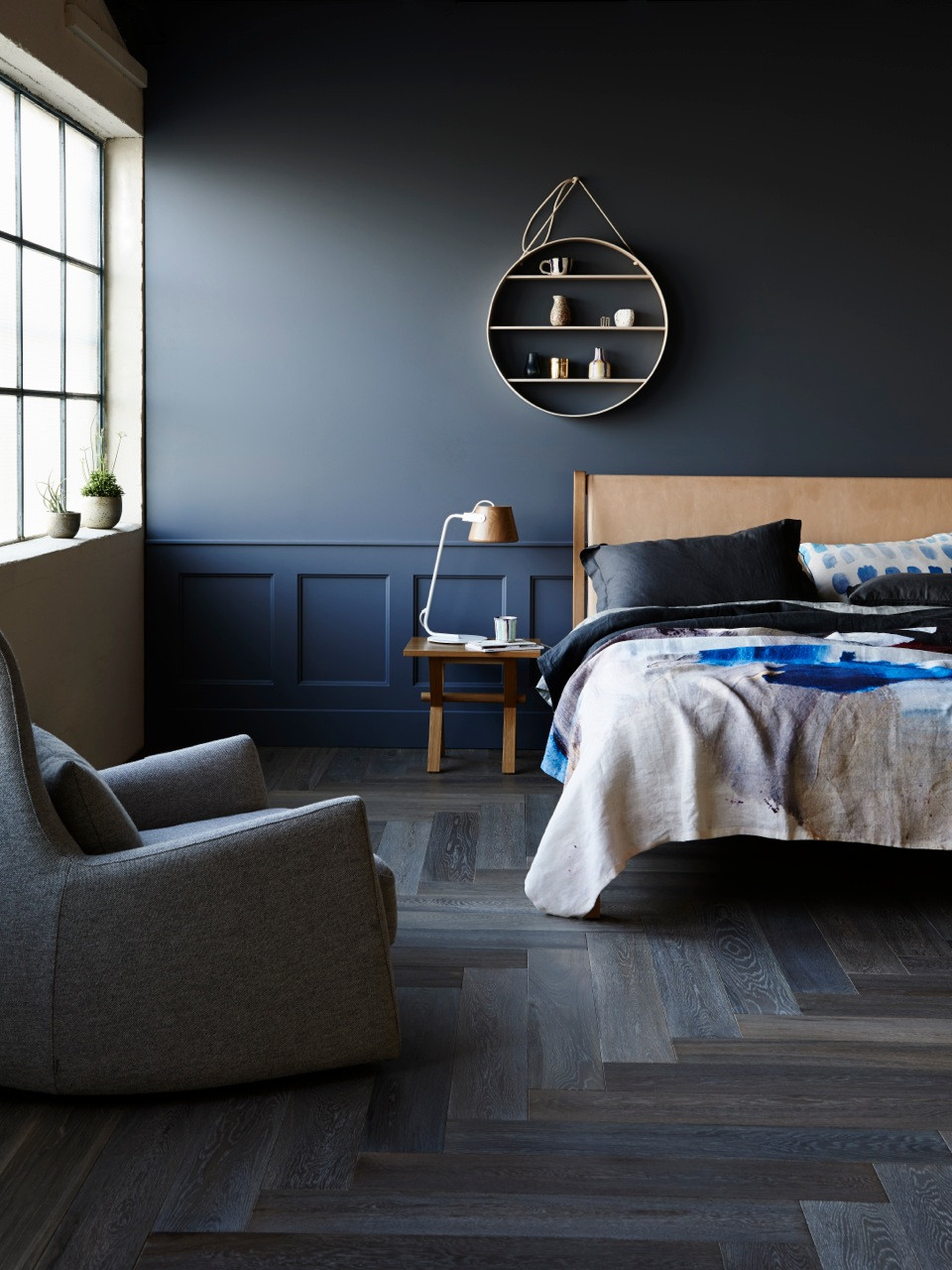 Blue Bedroom Walls
 Daring to go dark How to bring a designer edge to your home