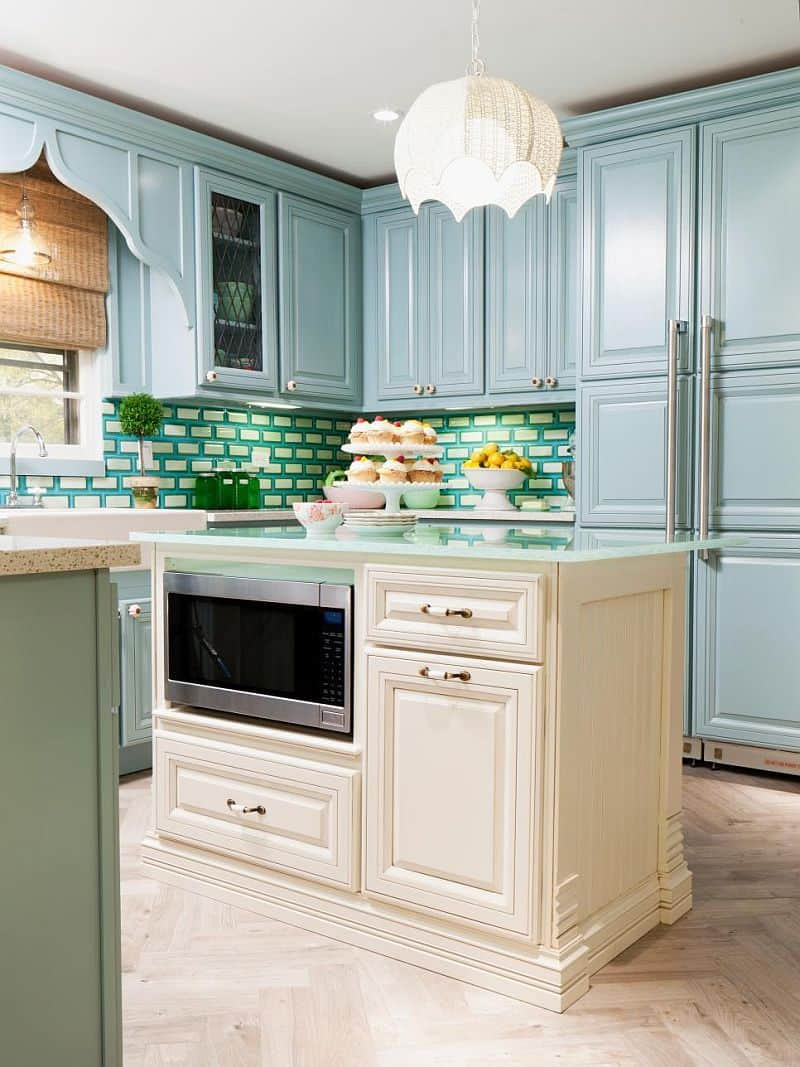 Blue Kitchen Tile
 Kitchen Colors Color Schemes and Designs