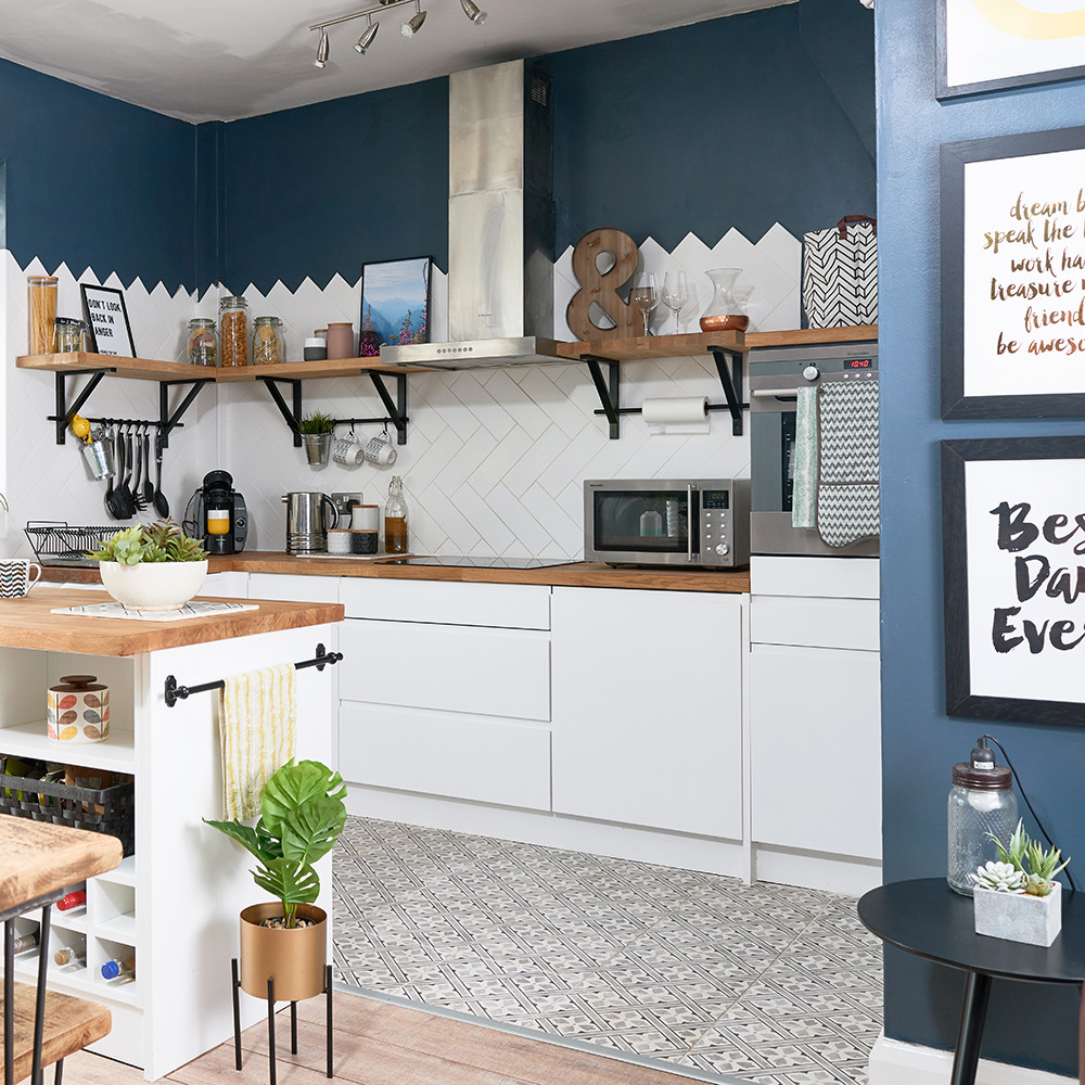 Blue Kitchen Tile
 Revealed How often we clean our kitchen appliances