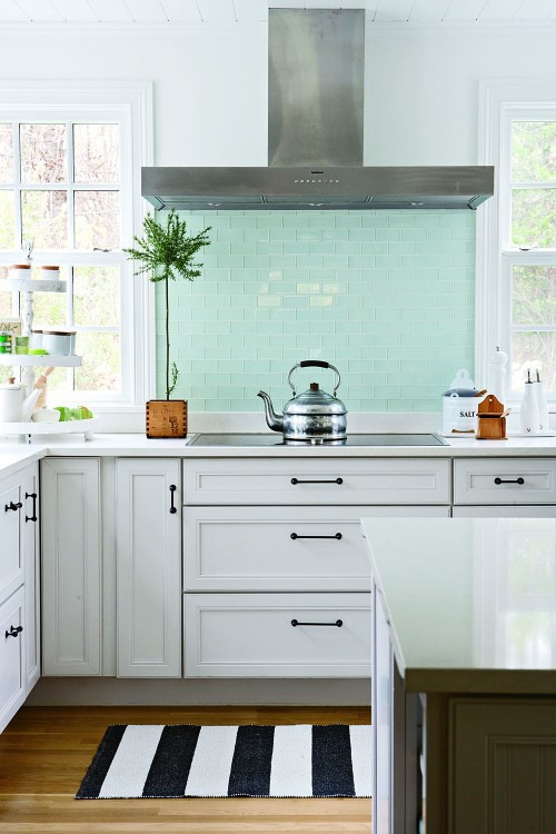 Blue Kitchen Tile
 Color Roundup Using Sky Blue in Interior Design The