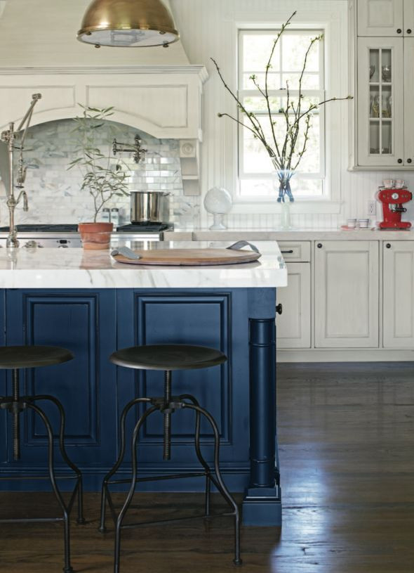 Blue White Kitchen
 Blue and White Kitchen Inspiration