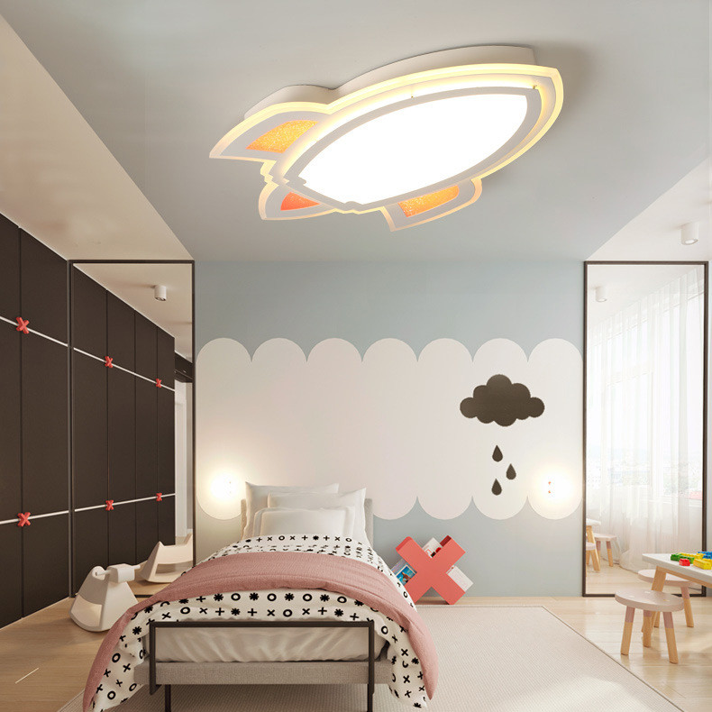 Boys Bedroom Light
 Cool Kid Rockets Modern LED Ceiling Light for Boy s Room