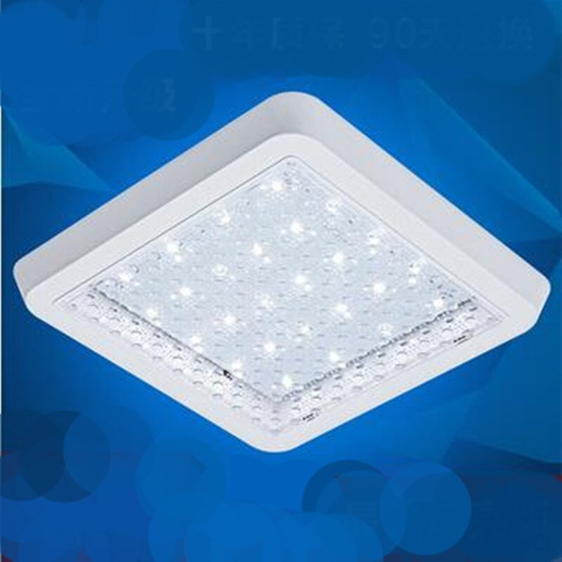 Bright Bathroom Lights
 Modern Brief Bright Round Square Led Ceiling Light for