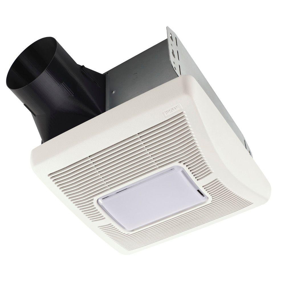Broan Bathroom Exhaust Fan Light
 Broan InVent Series 110 CFM Ceiling Roomside Installation