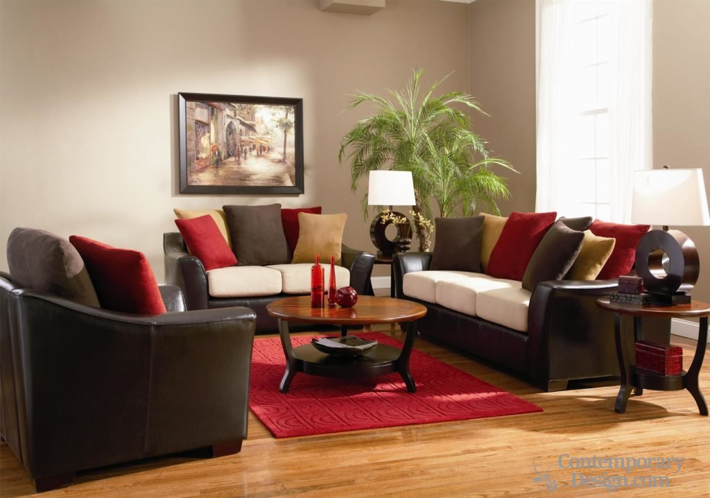 Brown Paint Living Room
 Living room paint color ideas with brown furniture