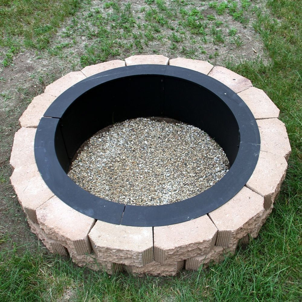 Build Your Own Outdoor Firepit
 MAKE YOUR OWN STEEL FIRE PIT RIM IN GROUND LINER BUILD