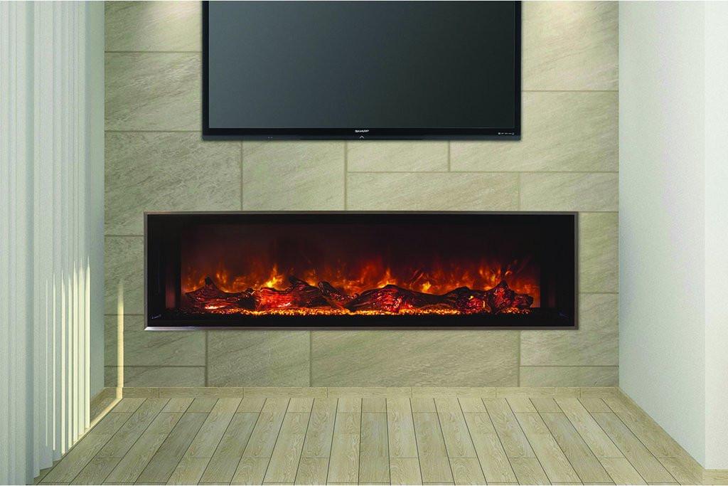 Built In Electric Fireplace
 Modern Flames Landscape Full View 60" Built In Fully