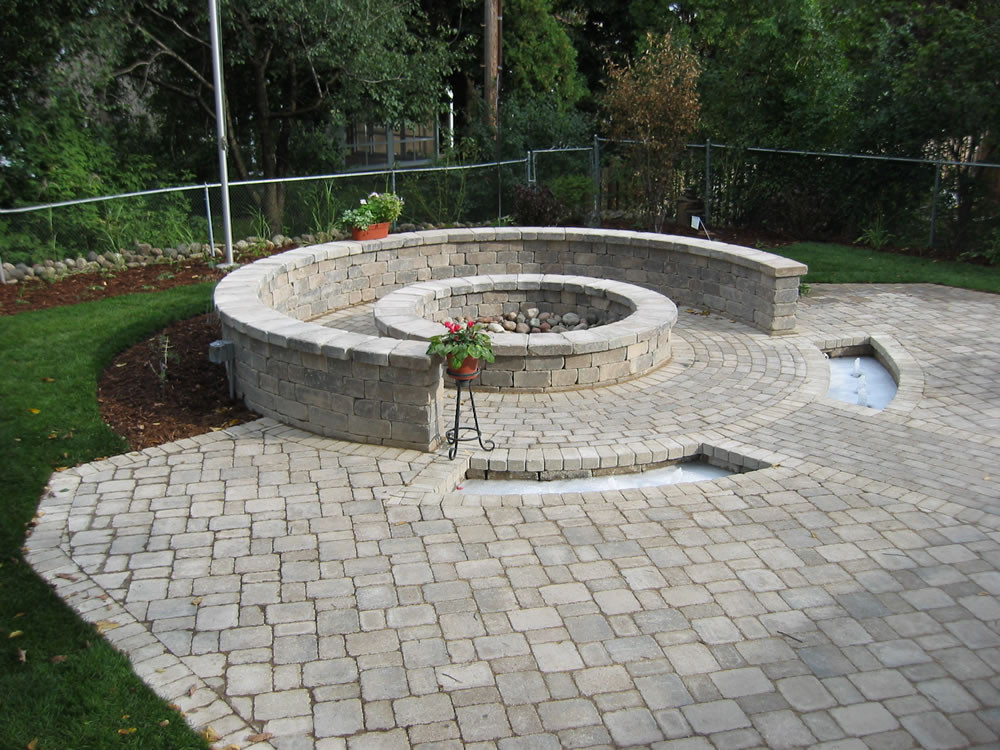 Built In Fire Pit Patio
 Fire Pits Outdoor Fireplaces