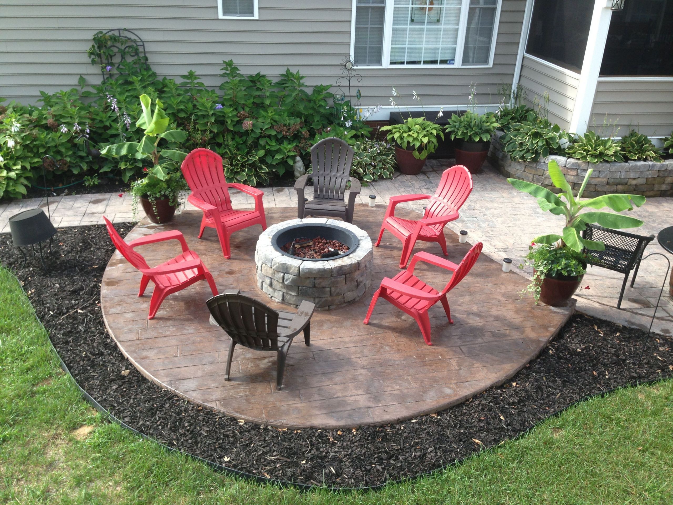 Built In Fire Pit Patio
 Pin by Absolute Exterior Concepts on Outdoor