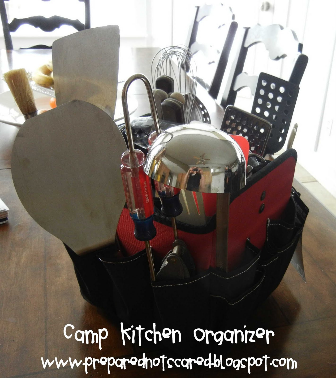 Camp Kitchen Organizer
 Prepared NOT Scared Camp Kitchen Organizer