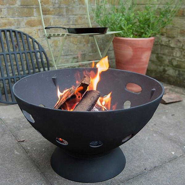 Cast Iron Firepit
 Buy Cast iron fire pit with grill Delivery by Waitrose Garden