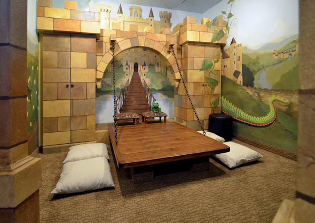 Castle Bedroom For Kids
 Castle Room Traditional Kids Dallas by YouDreamIt