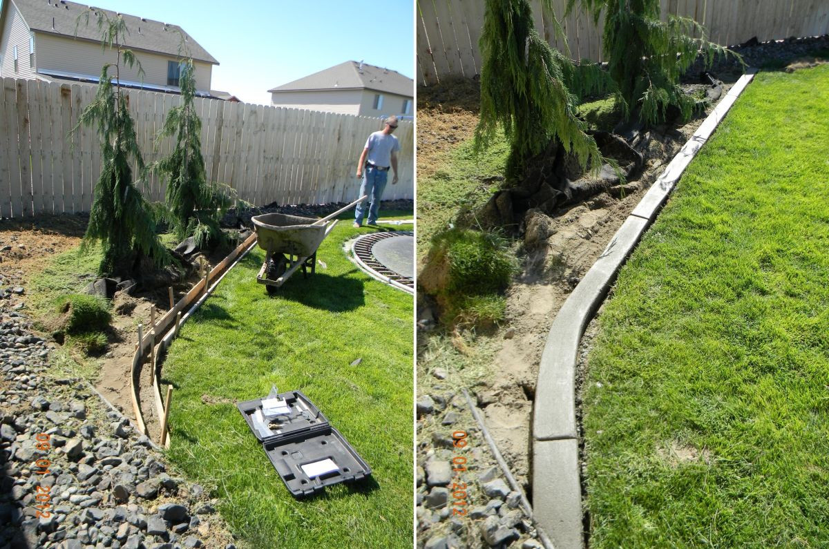Cement Landscape Edging
 Garden Edging – How To Do It Like A Pro