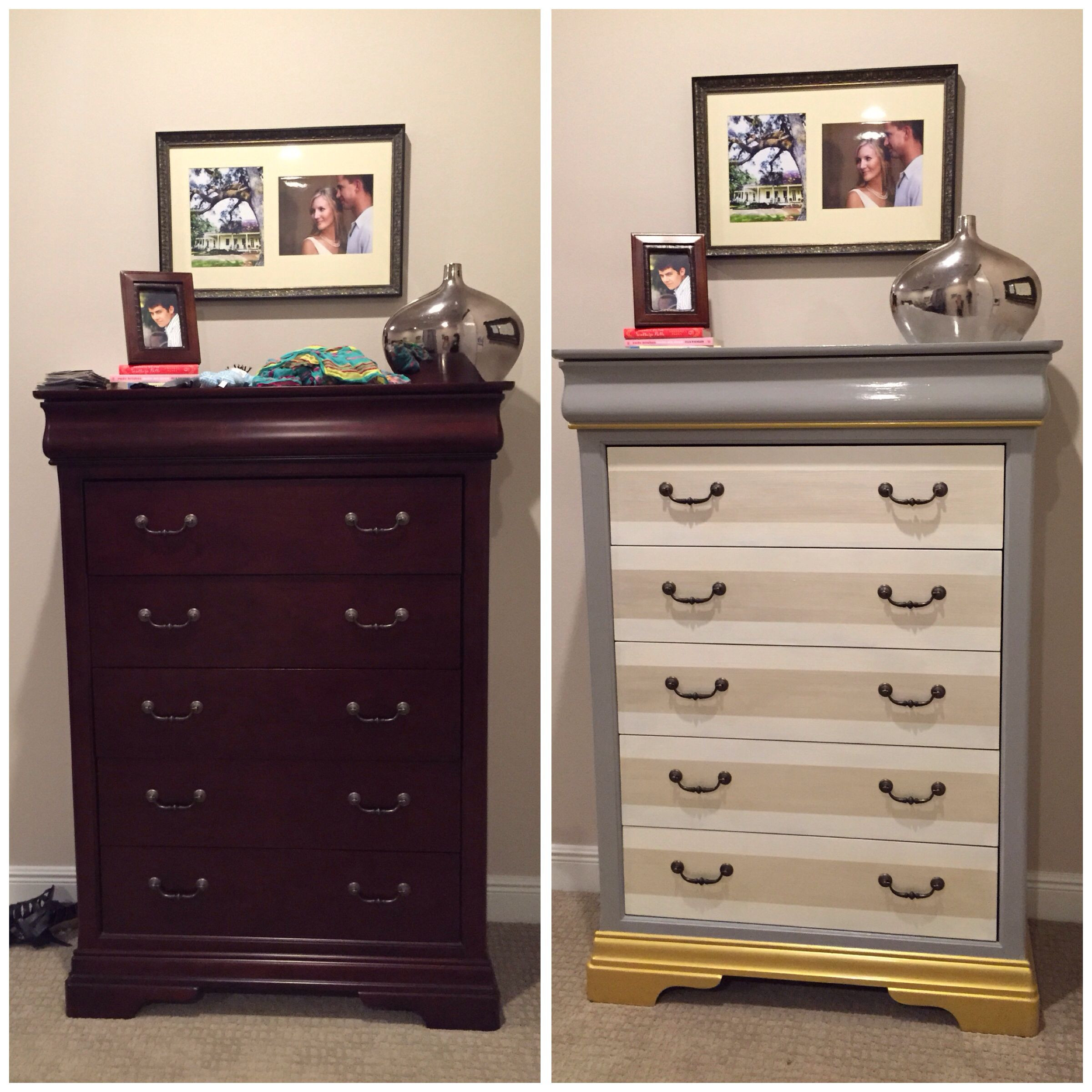 Chalk Paint Bedroom Furniture
 Bedroom furniture redo chest of drawers before & after