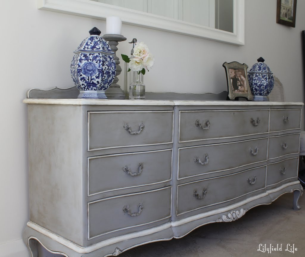 Chalk Paint Bedroom Furniture
 Lilyfield Life French Châteaux Chest of Drawers in Paris Grey