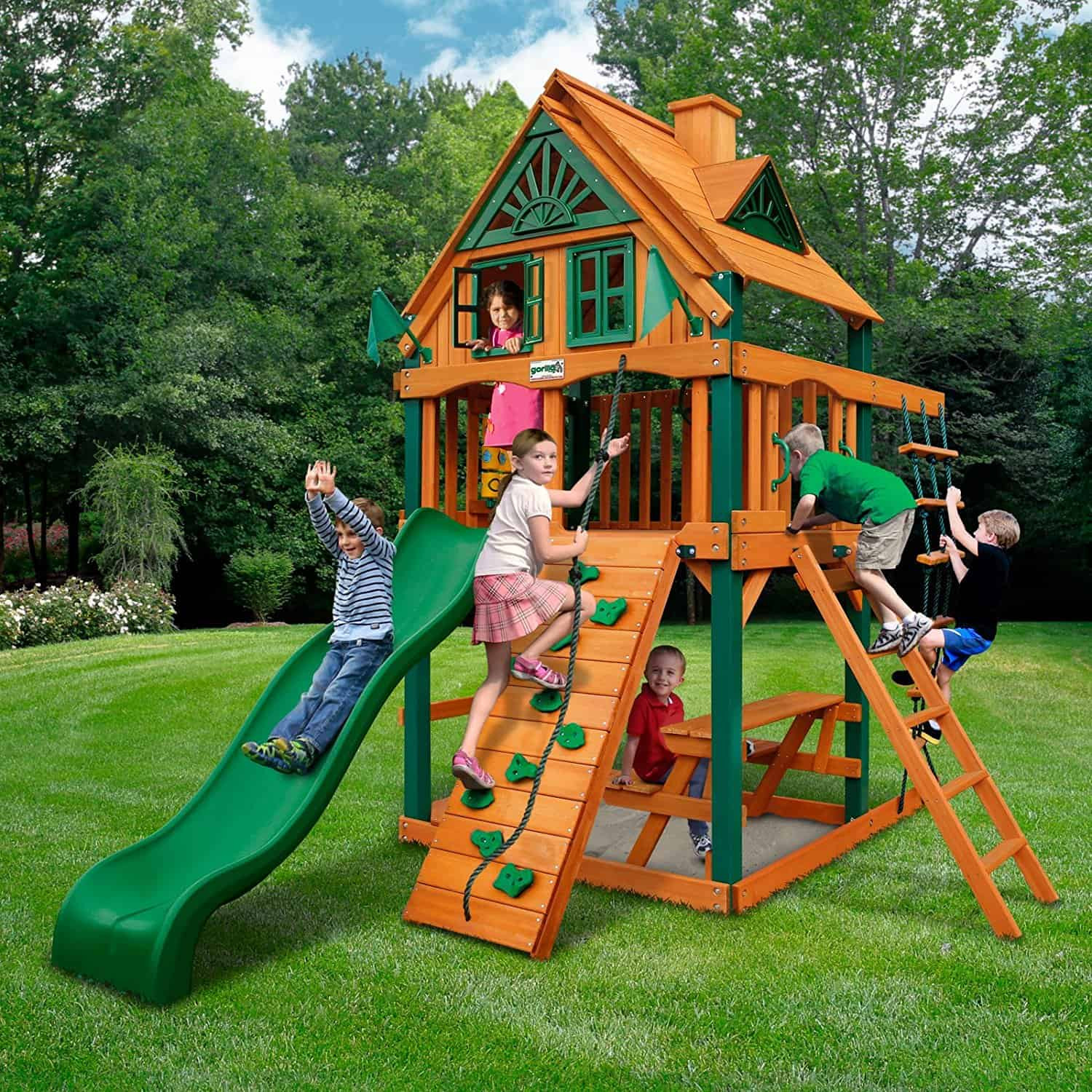 Cheap Kids Swing Sets
 Swing Sets for Small Yards The Backyard Site