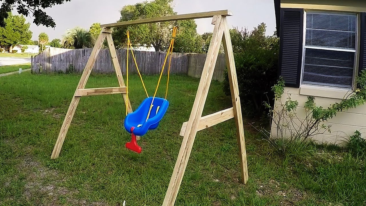 Cheap Kids Swing Sets
 DIY Easy Cheap 2x4 Kids Swing Ideal For Ages 0 5