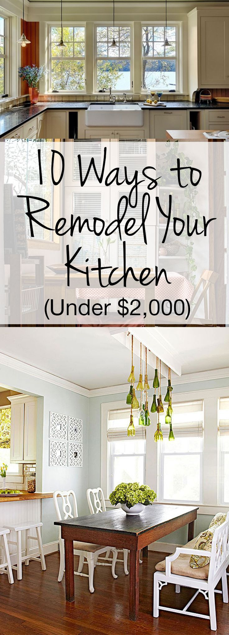 Cheapest Way To Remodel Kitchen
 10 Ways to Remodel Your Kitchen Under $2 000