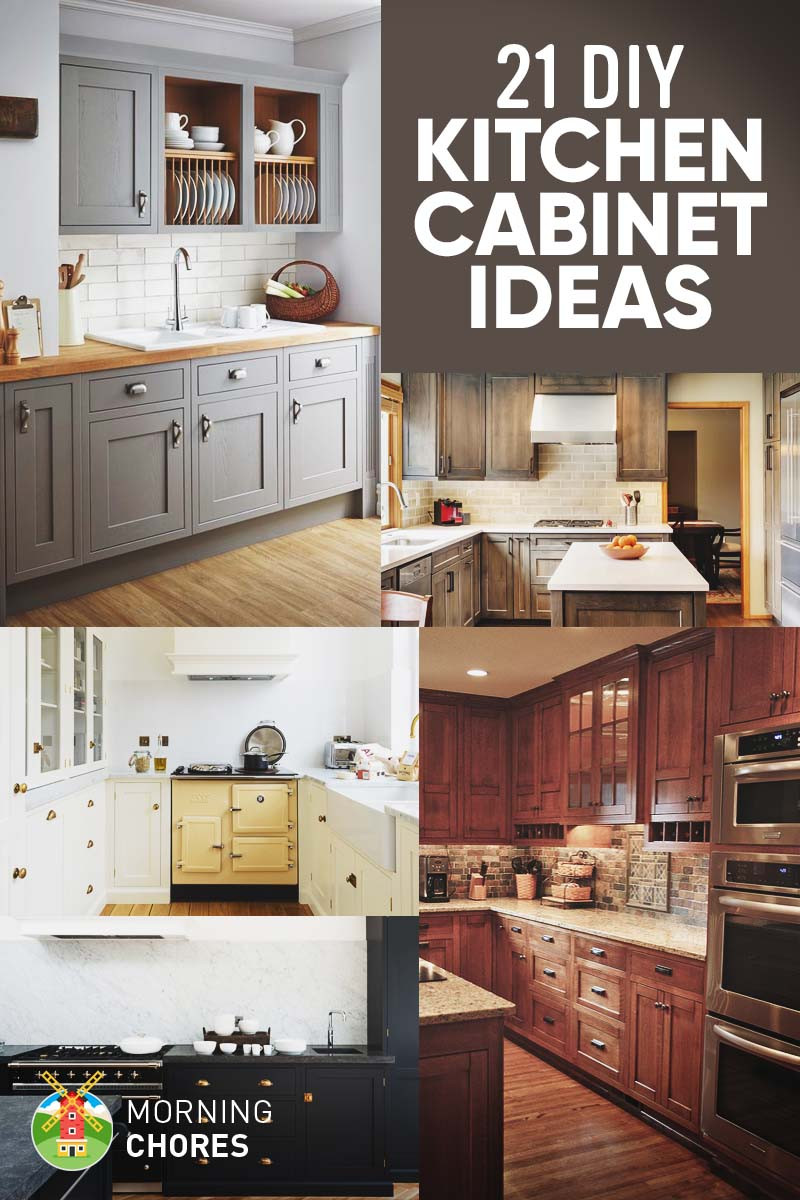Cheapest Way To Remodel Kitchen
 21 DIY Kitchen Cabinets Ideas & Plans That Are Easy
