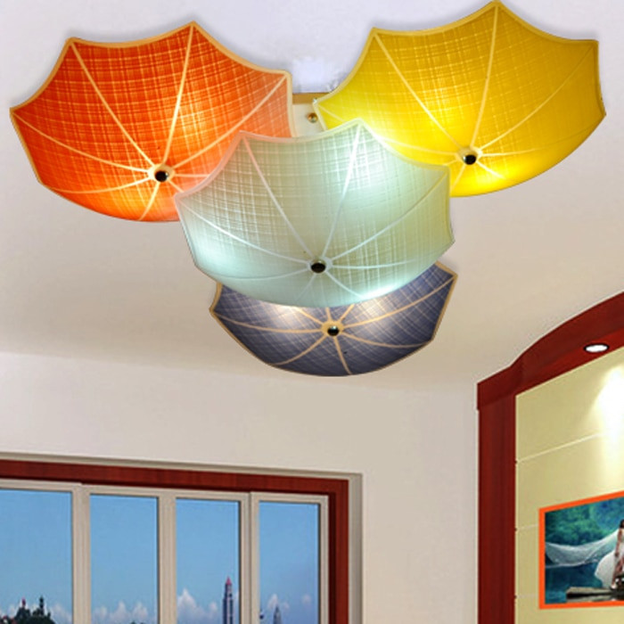 Child Bedroom Lights
 Modern Children Bedroom Ceiling Lamps Multicolour Umbrella
