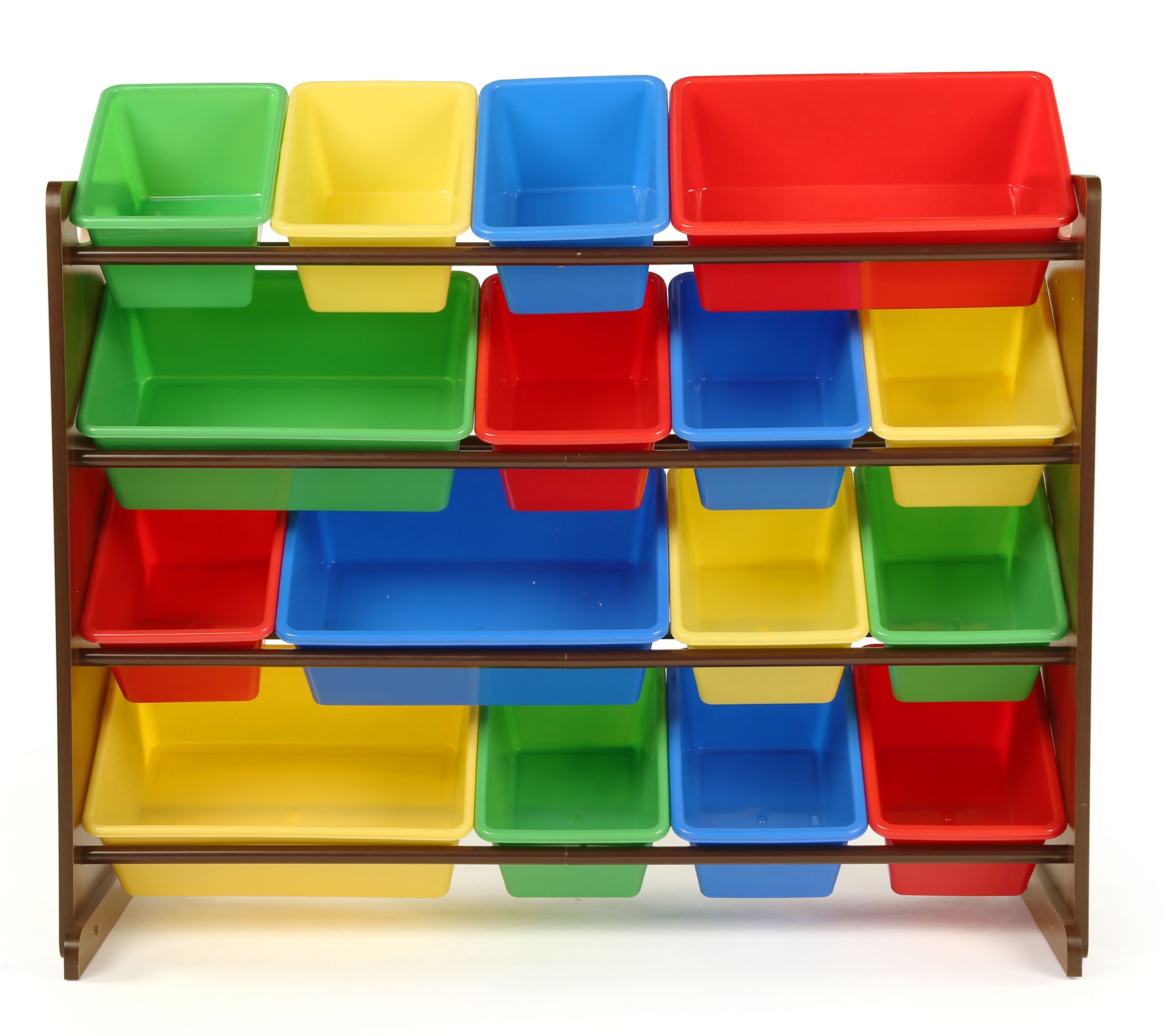Child Storage Bins
 Tot Tutors Dark Walnut Primary Super Sized Kids Toy