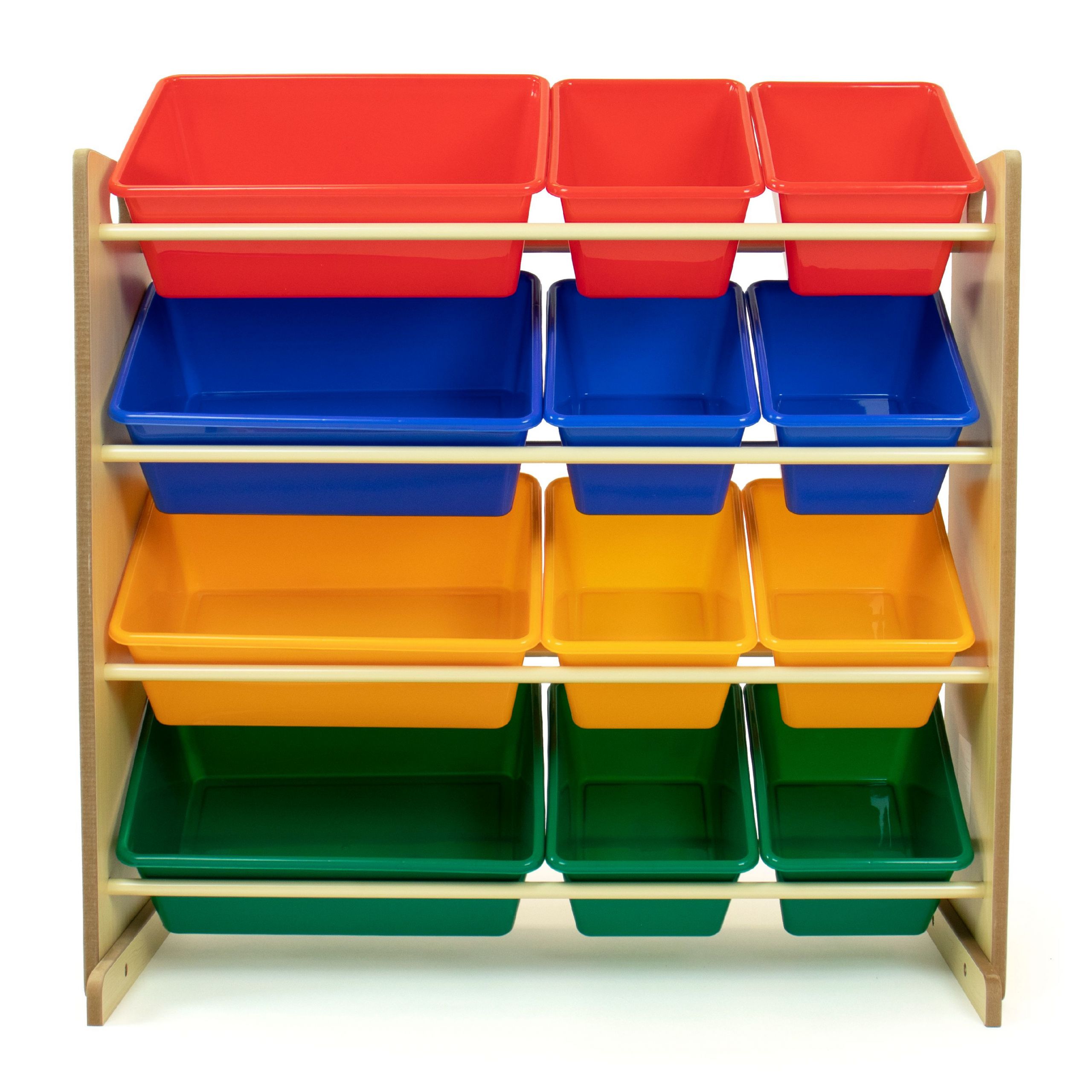 Child Storage Bins
 Tot Tutors Kids Toy Storage Organizer with 12 Plastic Bins