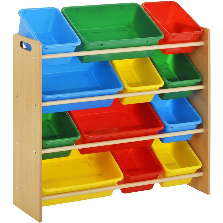 Child Storage Bins
 Multiple Storage Bin Kids Toy Organizer