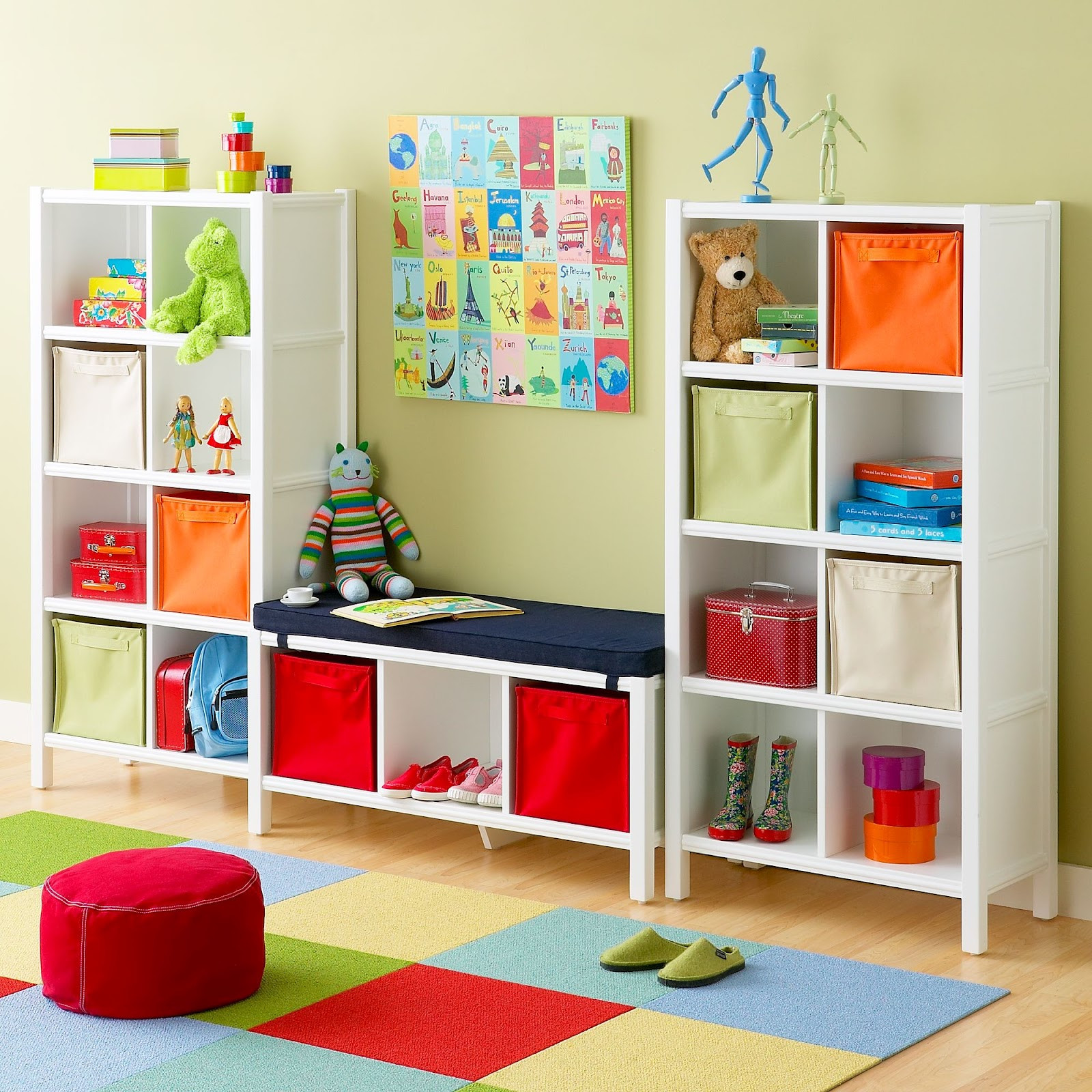 Child Storage Furniture
 Kids Playroom Designs & Ideas