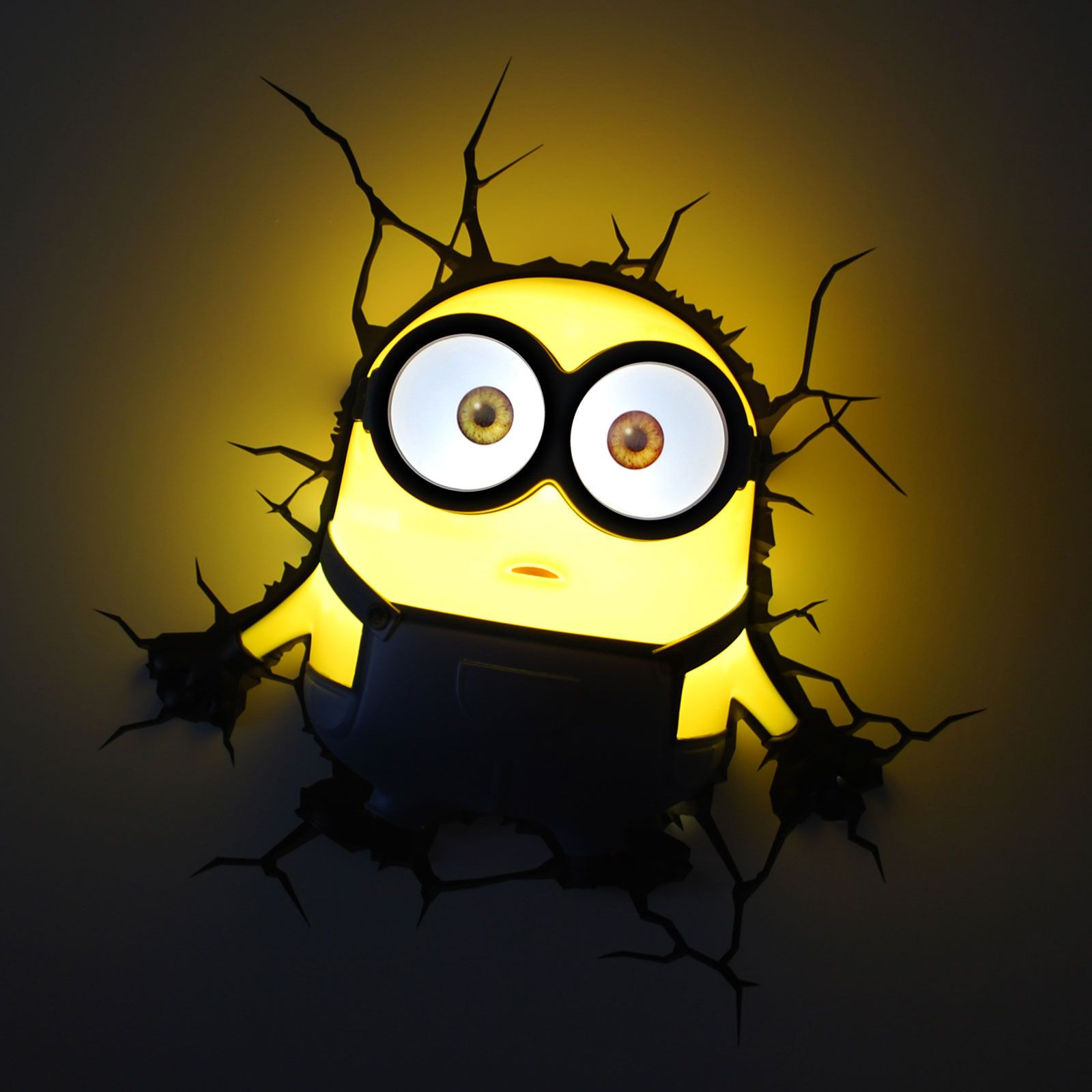 Childrens Bedroom Light
 MINIONS 3D LED WALL LIGHTS NEW KIDS BEDROOM ACCESSORY 