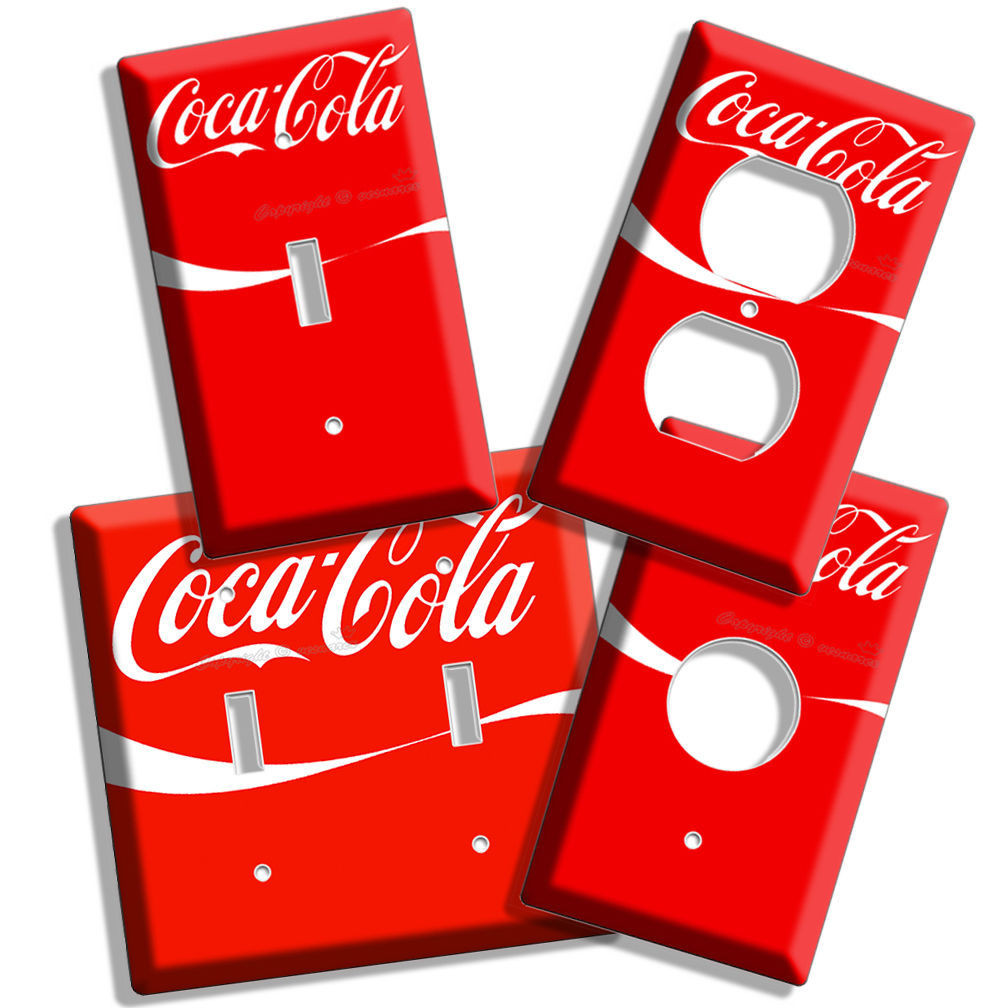 Coca Cola Kitchen Curtains
 RED COKE WHITE WAVE COCA COLA LIGHT SWITCH OUTLET WALL