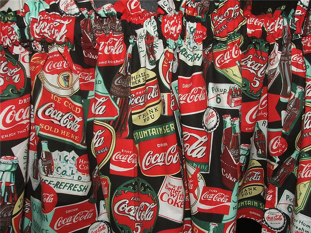 Coca Cola Kitchen Curtains
 Coca cola curtains Furniture Ideas