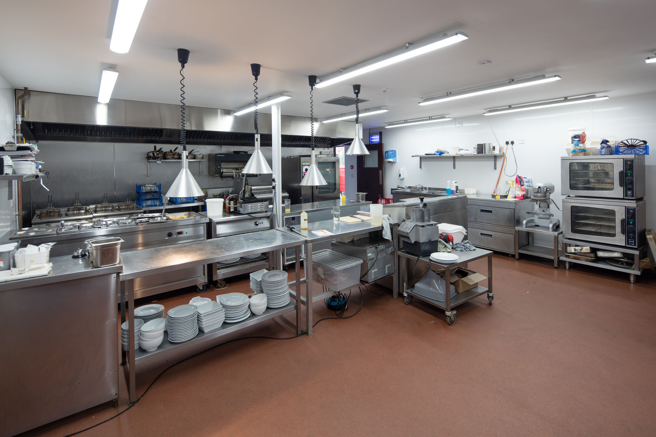 Commercial Kitchen Lighting
 Professional hotel and resort photography in the UK