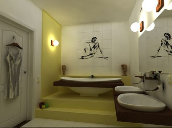 Contemporary Bathroom Wall Art
 15 Unique Bathroom Wall Decor Ideas