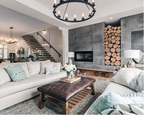 Contemporary Rustic Living Room
 Top 60 Best Rustic Living Room Ideas Vintage Interior