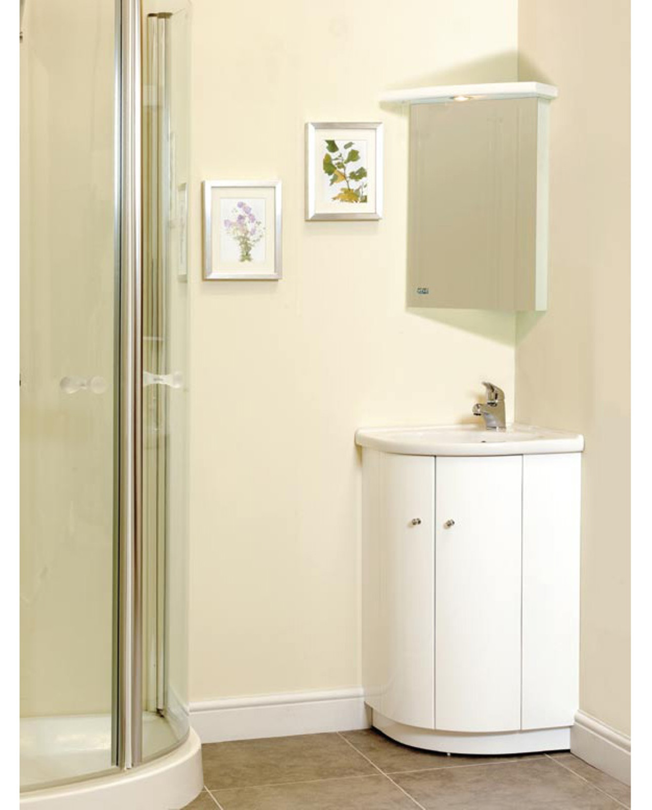 Corner Cabinet Bathroom
 Corner Vanity Set – Solution for Small Space – HomesFeed