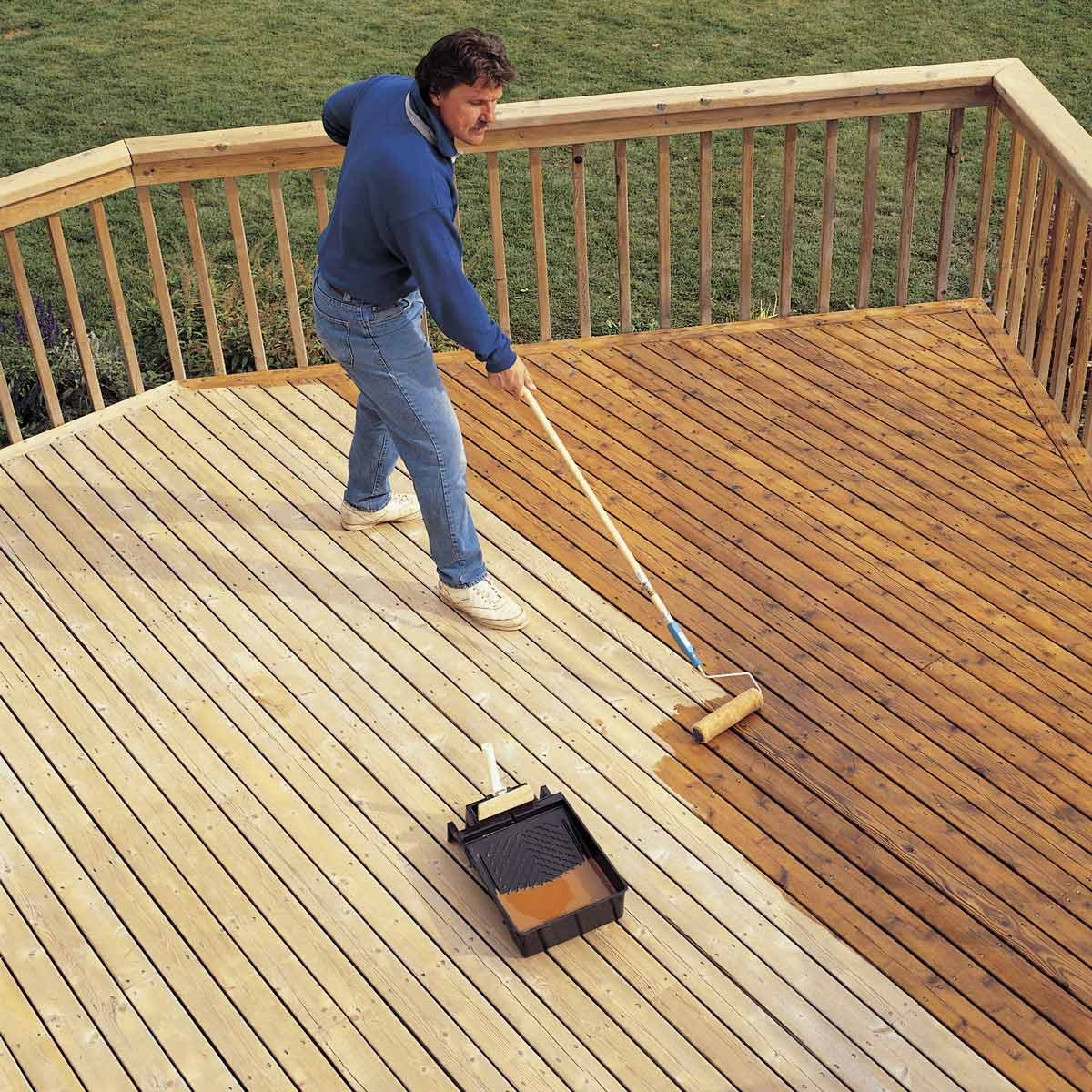 Cost To Paint A Deck
 How to Revive a Deck Deck Cleaning and Staining Tips
