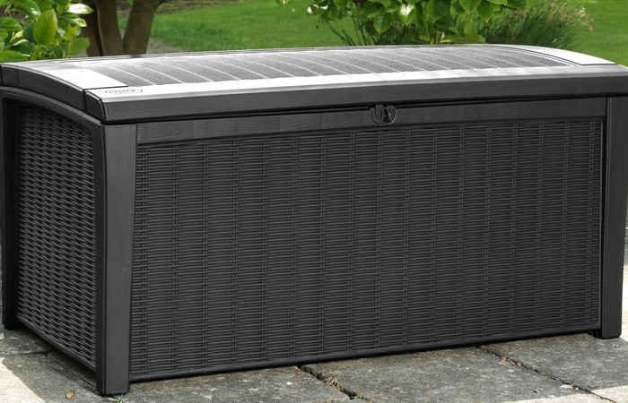 Costco Outdoor Storage Bench
 Outsunny Rattan Storage Bench Lxwxh Cm Mixed Brown Outdoor