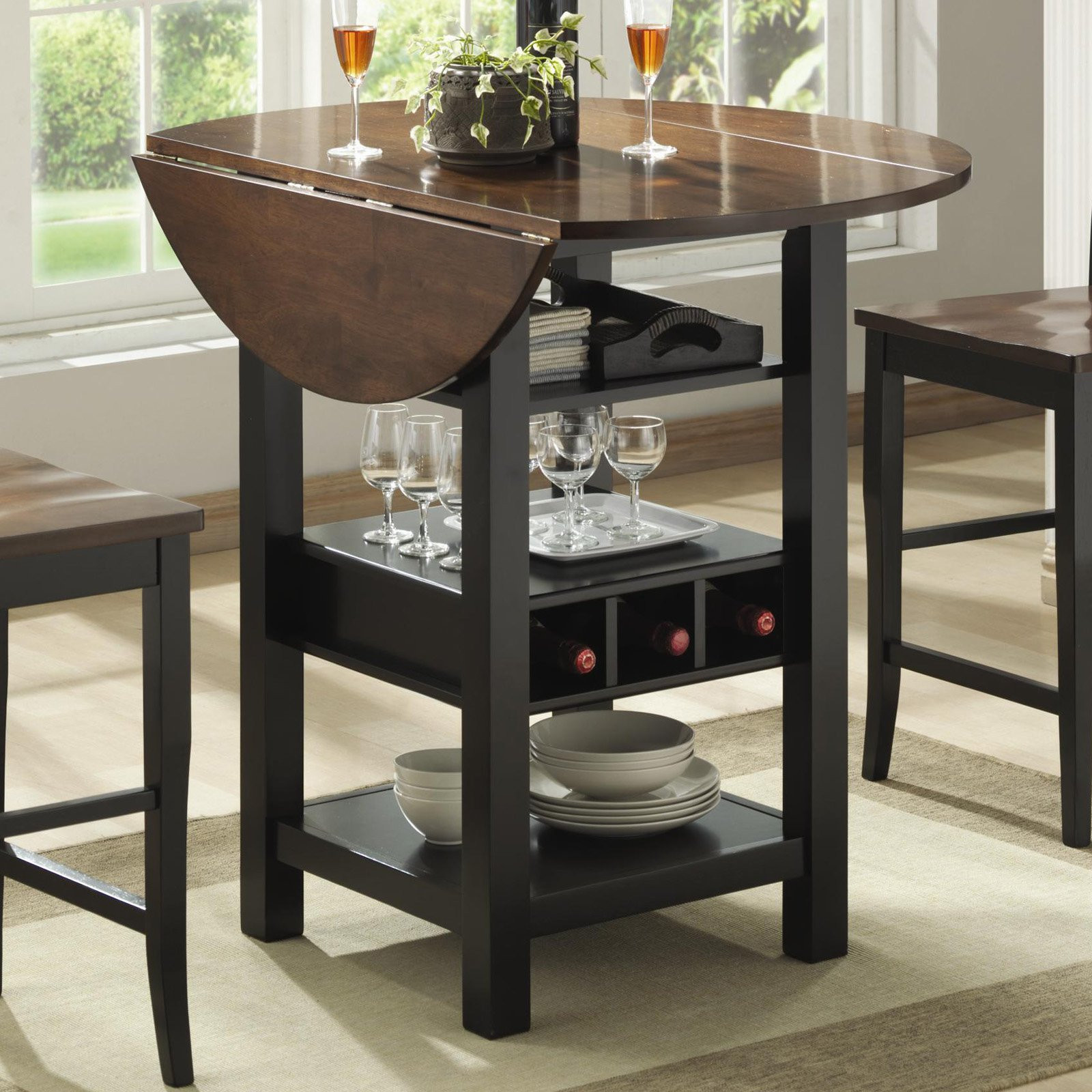 Counter Height Small Kitchen Table
 Ridgewood Counter Height Drop Leaf Dining Table with