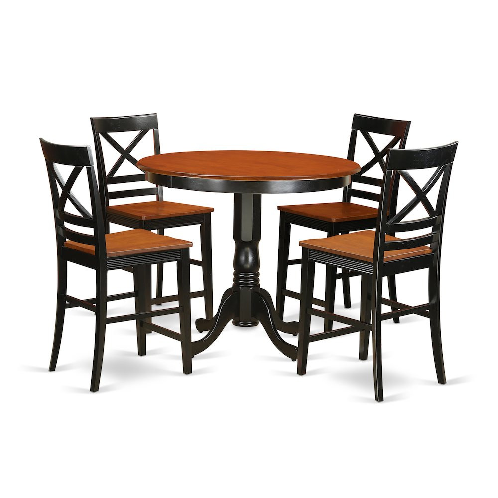 Counter Height Small Kitchen Table
 5 PC counter height Dining set Small Kitchen Table and 4
